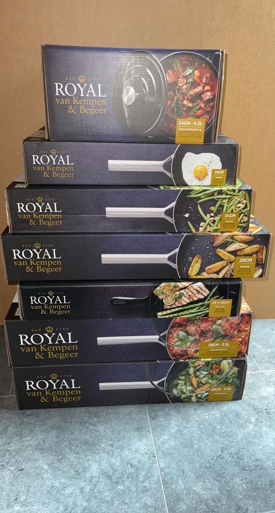 Royal van kempen & begeer pan(en) nieuw in doos, Ophalen of Verzenden, Nieuw, Pannenset