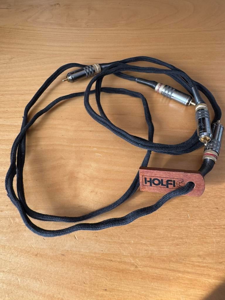 Holfi RCA interlink, Ophalen of Verzenden, Zo goed als nieuw, Minder dan 2 meter, Interlink-kabel
