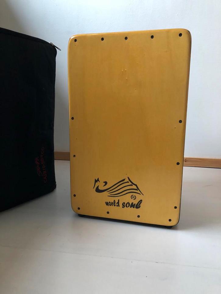 Cajon - World Soul by Mario Cortes, Muziek en Instrumenten, Percussie, Zo goed als nieuw, Trommel, Ophalen of Verzenden