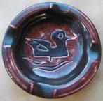 De Gats vintage asbak sgraffito asbakje eend Valkenburg, Ophalen of Verzenden, Gebruikt, Asbak