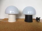 2  vintage mushroom lampen. Jaren 70, Minder dan 50 watt, Wandlamp, Ophalen of Verzenden, Netvoeding