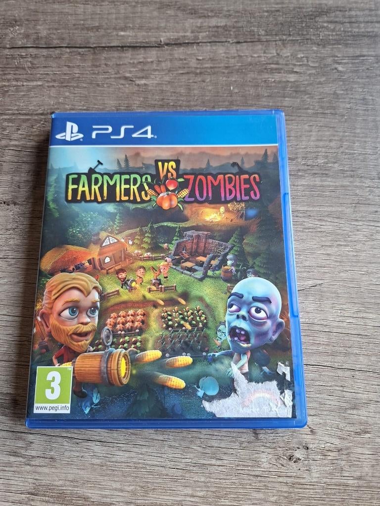 PS4 spel : Farmers vs Zombies !!, 1 speler, Ophalen of Verzenden, Zo goed als nieuw, Vanaf 7 jaar