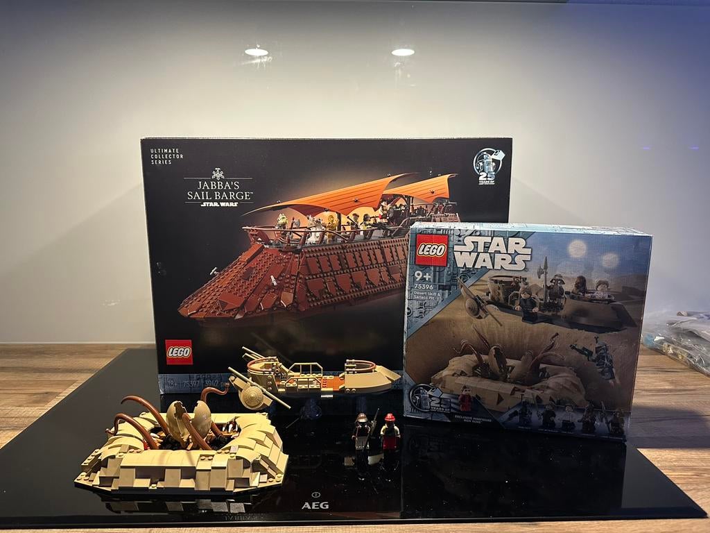 LEGO 75397 + 75396 + extra ( Jabba Barge Skiff), Kinderen en Baby's, Speelgoed | Duplo en Lego, Ophalen of Verzenden, Nieuw
