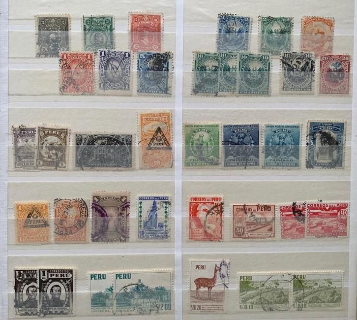 PERU kavel gestempeld., Postzegels en Munten, Postzegels | Amerika, Gestempeld, Zuid-Amerika, Ophalen of Verzenden