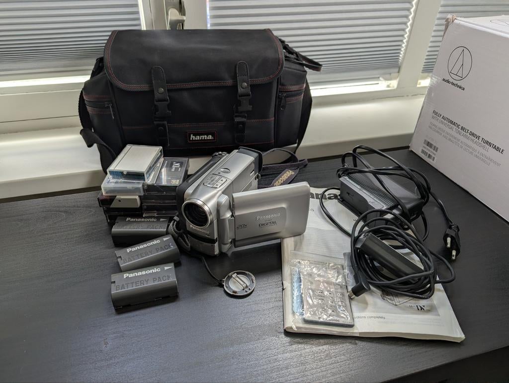 Panasonic NV-DS5 mini DV camera compleet met toebehoren, Mini dv, Panasonic, 20x of meer, Ophalen of Verzenden