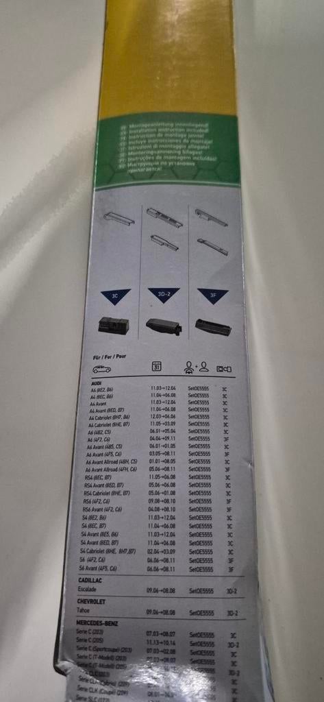 Hella ruitenwissers 2x 55/55 cm, Ophalen of Verzenden