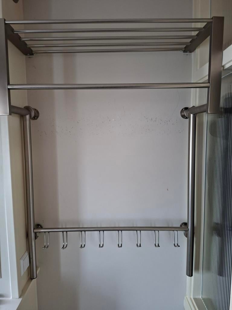 Kapstok, Huis en Inrichting, Woonaccessoires | Kapstokken, Ophalen of Verzenden, Hout, Wandkapstok, Minder dan 100 cm