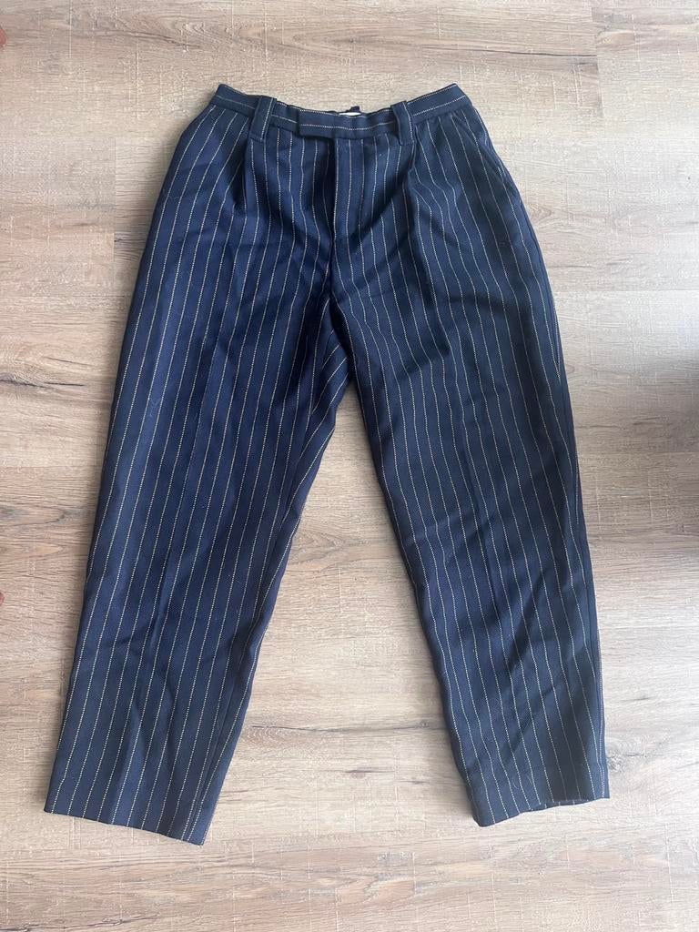 Wollen pantalon Bellerose Volker, Blauw, Ophalen of Verzenden, Zo goed als nieuw, Maat 36 (S)