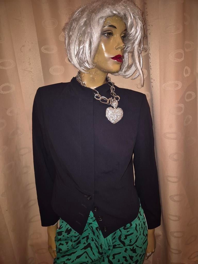 jasje met knopen van pauw Amsterdam maat 3/38 zgan, Kleding | Dames, Maat 38/40 (M), Zwart, Pauw, Ophalen of Verzenden