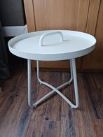 Witte  tafeltje, Ophalen, Minder dan 45 cm, Minder dan 55 cm, Metaal of Aluminium