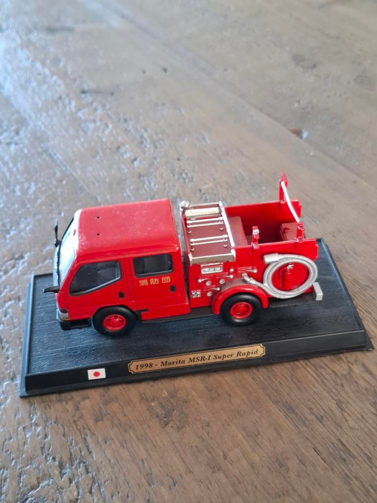 Morita MSR-I Super Rapid 1998 brandweerauto 1:64, Ophalen of Verzenden, Zo goed als nieuw, Groter dan 1:32, Overige merken