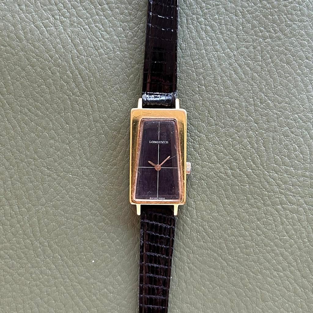 Vintage Longines Ref. 5029-1  1975 – Goud Verguld, Sieraden, Tassen en Uiterlijk, Horloges | Dames, Overige merken, Gebruikt, Staal