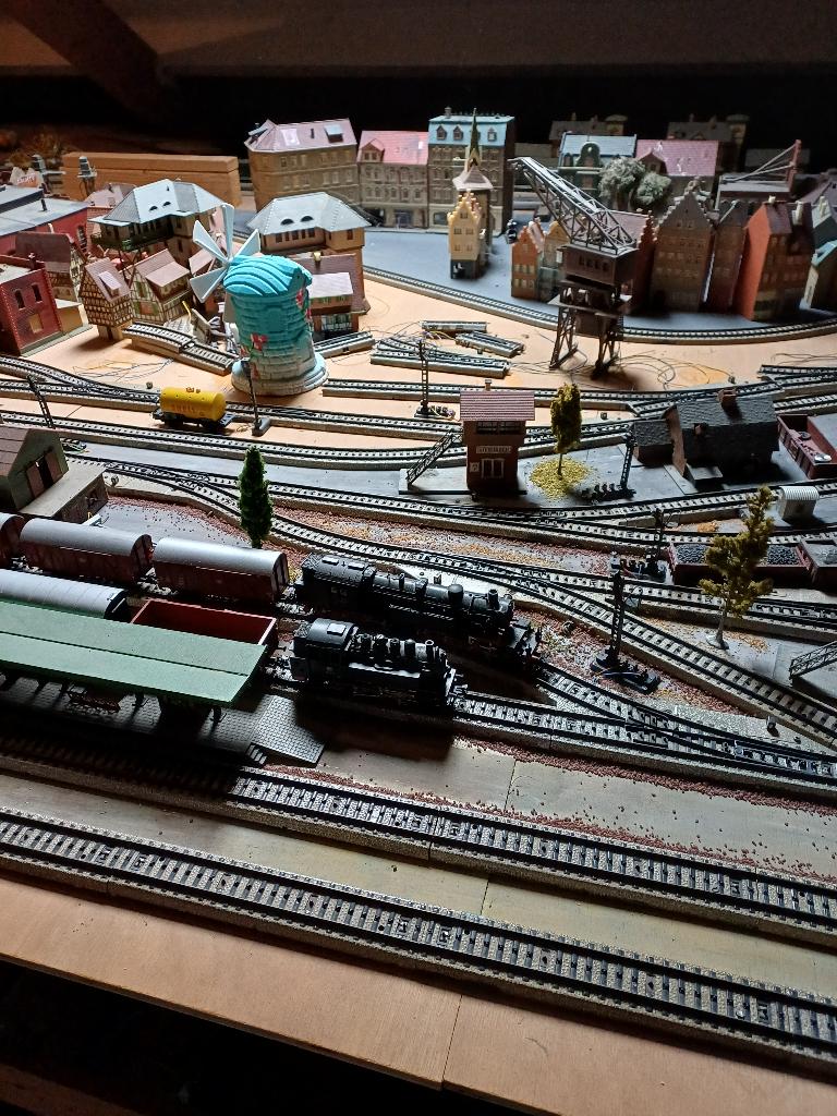 Marklin treinen en spoor met veel toebehoren, Ophalen, Wisselstroom, Gebruikt, Overige typen