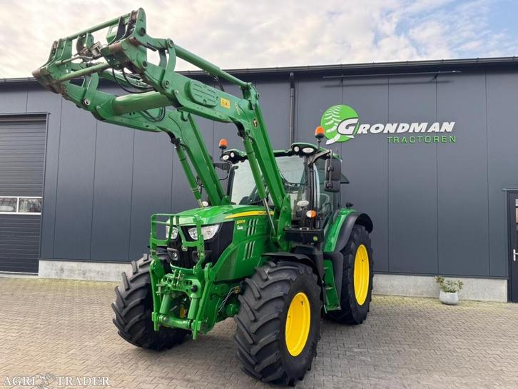 John Deere 6130R, Zakelijke goederen, Agrarisch | Tractoren, 2500 tot 5000, John Deere, 120 tot 160 Pk