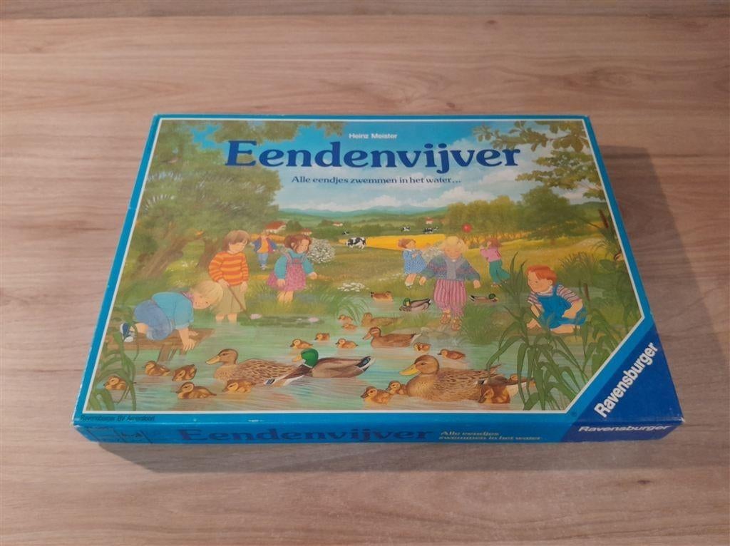 Eendenvijver - alle eendjes zwemmen in het water - s5818, Hobby en Vrije tijd, Gezelschapsspellen | Bordspellen, Verzenden, Zo goed als nieuw
