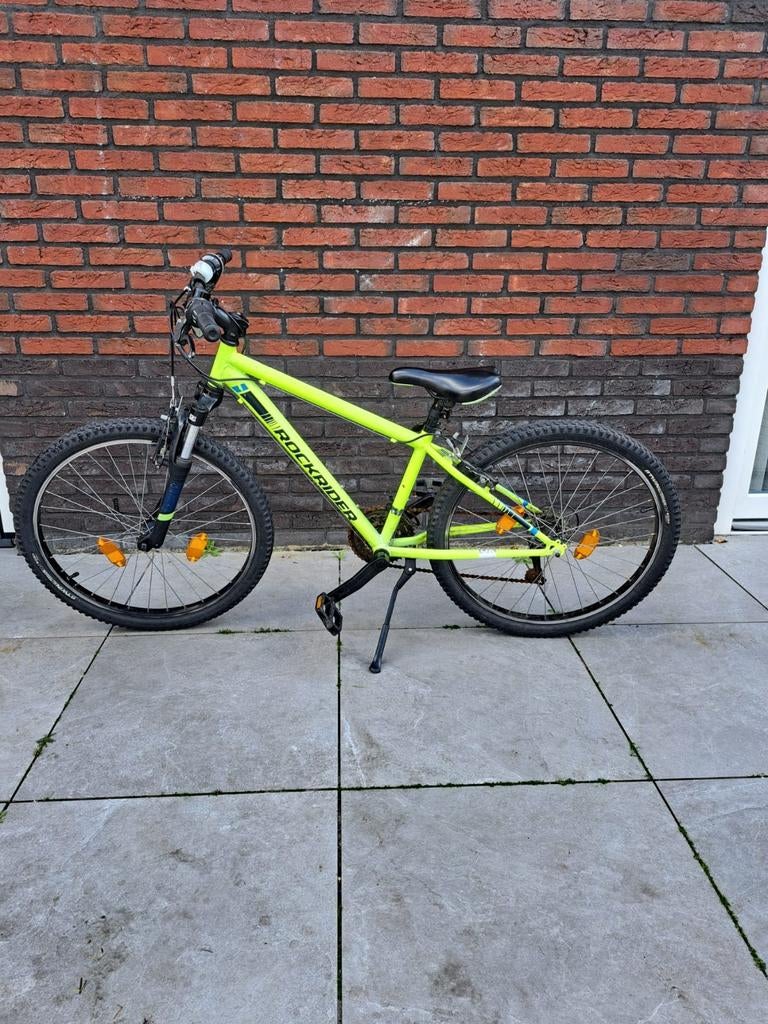 Rockrider Mountainbike 24 inch - Neon Geel, Fietsen en Brommers, Fietsen | Mountainbikes en ATB, Gebruikt, Hardtail, Ophalen, Overige merken