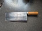 Chinese cleaver / hakmes Shibazi – roestvrij staal, Ophalen of Verzenden, Zo goed als nieuw, Rvs of Chroom, Los bestek