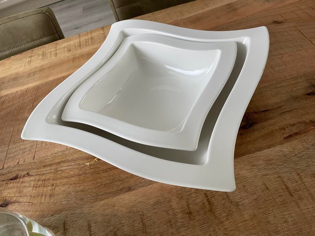 Design schalen van Villeroy en Boch, Ophalen, Porselein of Keramiek, Schaal, Zo goed als nieuw