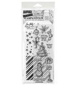 Stampers Anonymous Tim Holtz Stamps + Stencil Set #190, Verzenden, Nieuw, Clearstamp