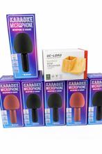 Partij Bluetooth Karaoke Microfoons + Bamboo Desk Organiser, Nieuw, Ophalen of Verzenden, A, A
