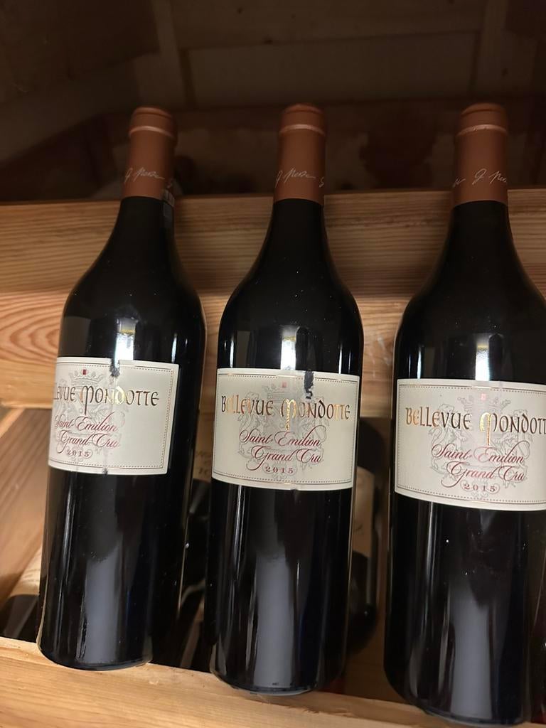 2015 Bellevue Mondotte Saint Emilion Grand Cru - 1 fles, Frankrijk, Ophalen of Verzenden, Zo goed als nieuw, Rode wijn