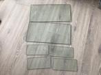 Glasplaatjes, Doe-het-zelf en Verbouw, Glas en Ramen, Ophalen of Verzenden, Zo goed als nieuw, Minder dan 80 cm, Glasplaat