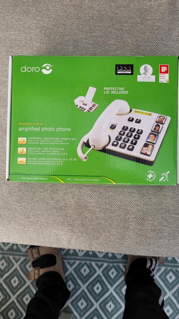 Doro MemoryPlus 319i ph seniorentelefoon vaste lijn, Telecommunicatie, Vaste telefoons | Niet Draadloos, Ophalen, Zo goed als nieuw