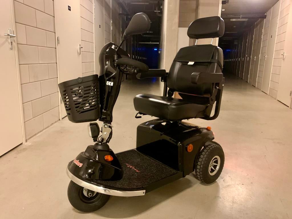 Scootmobiel, Pather 3S, zwart, weinig gebruikt., Diversen, Brommobielen en Scootmobielen, Ophalen, Zo goed als nieuw, Mango