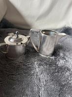 Verzilverd  roomsetje uit Slowakije - Hollandia Plate, Antiek en Kunst, Ophalen of Verzenden