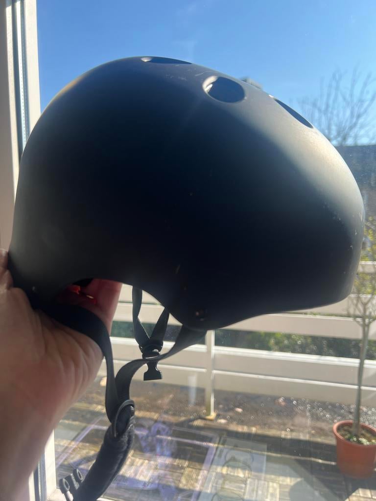 Hema Fietshelm Zwart (61-63 cm), Fietsen en Brommers, Ophalen of Verzenden, Gebruikt, M, Heer of Dame