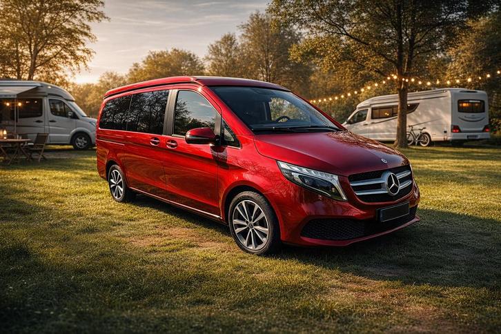 Mercedes V250 Marco Polo 2021, Caravans en Kamperen, Campers, Bedrijf, tot en met 4, Buscamper of Camperbus, Mercedes-Benz, Mercedes