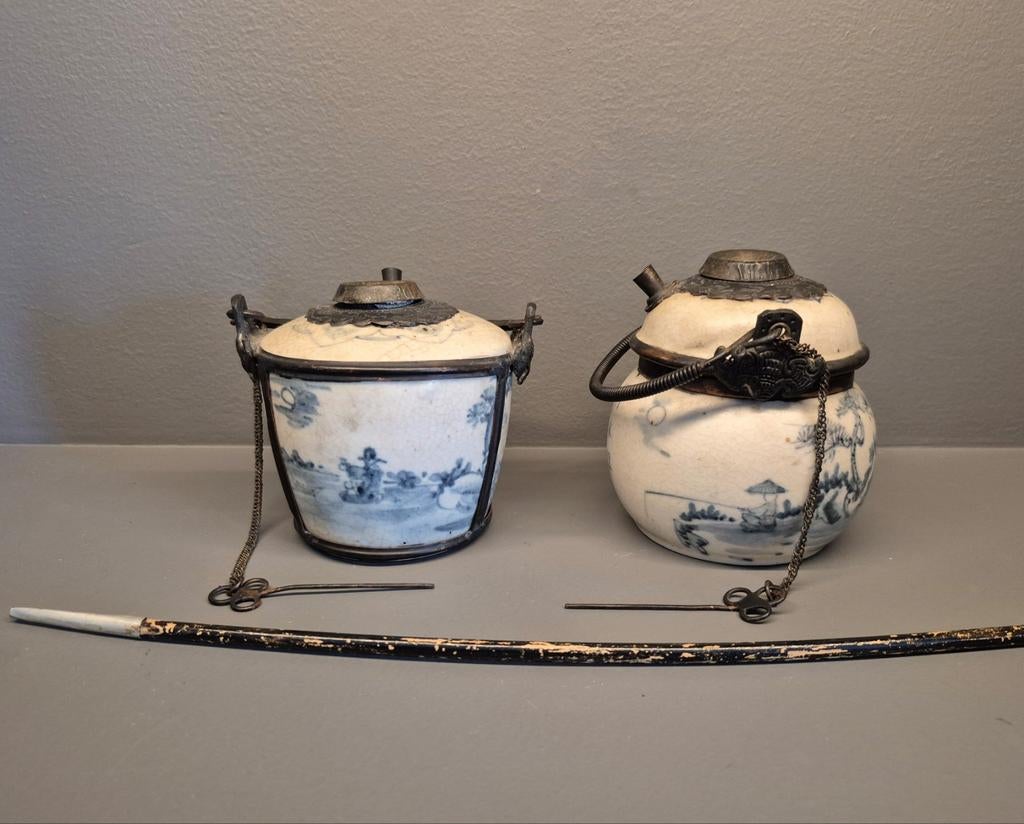 Zeer zeldzame Complete Opium set uit China, Ophalen of Verzenden