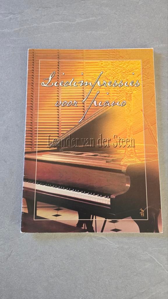 Liedimpressies voor Piano - Leander van der Steen, Ophalen of Verzenden