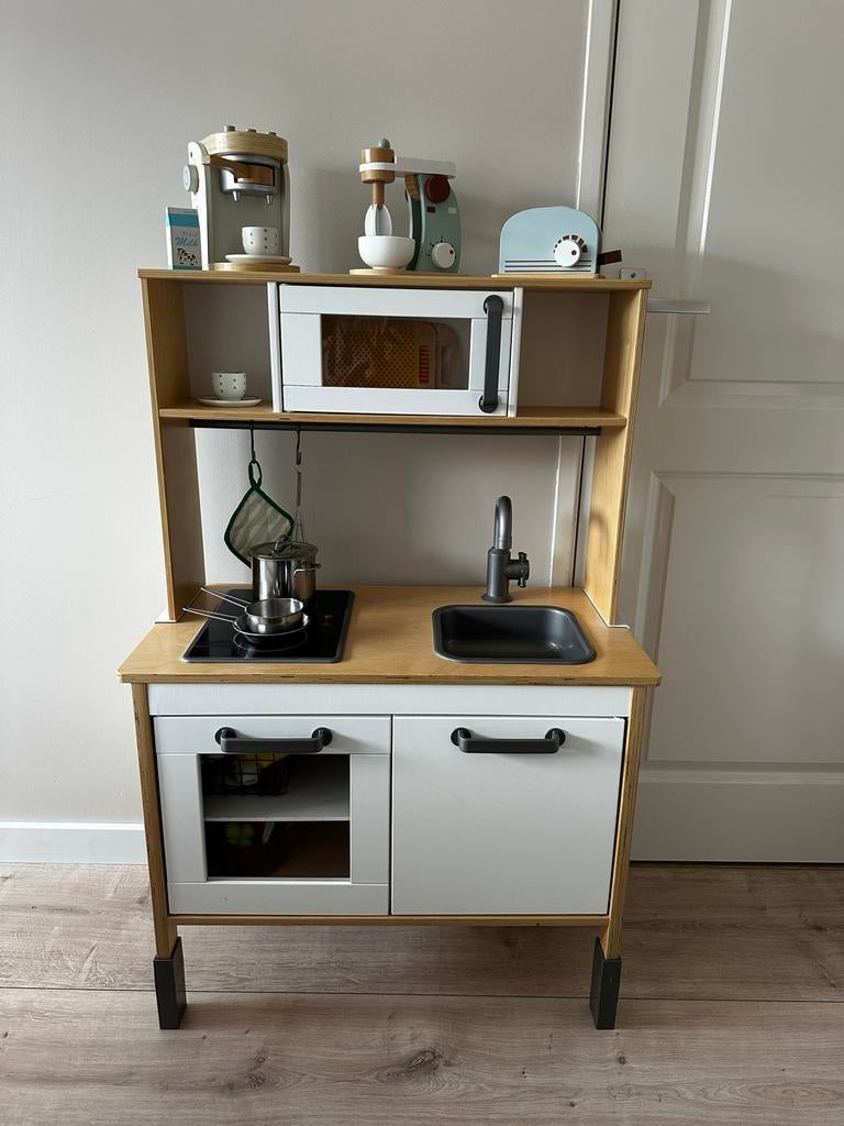 IKEA Speelkeuken met veel accessoires, Ophalen, Gebruikt, Hout, Speelkeuken