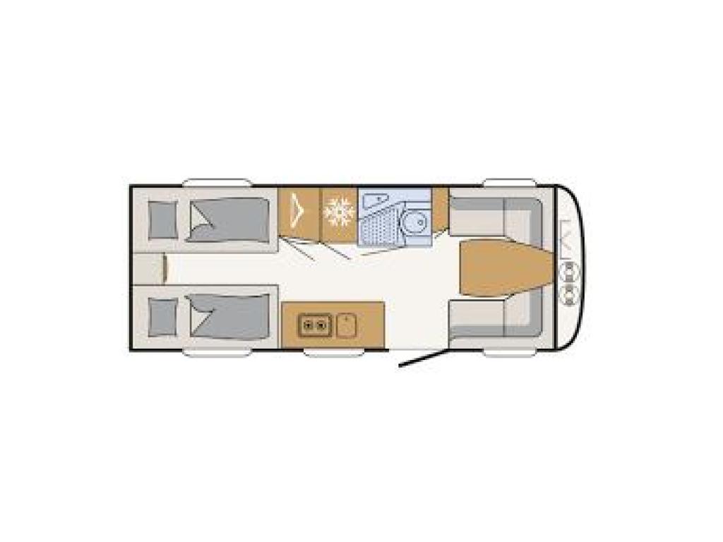 Dethleffs Camper Avantgarde 510 LE Nieuwstaat, Bedrijf, Treinzit, Schokbreker, Overige typen