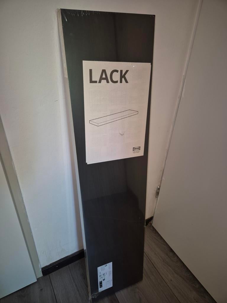 IKEA LACK wandplank zwart, 110x26x5 cm, nieuw in verpakking, Ophalen, Nieuw