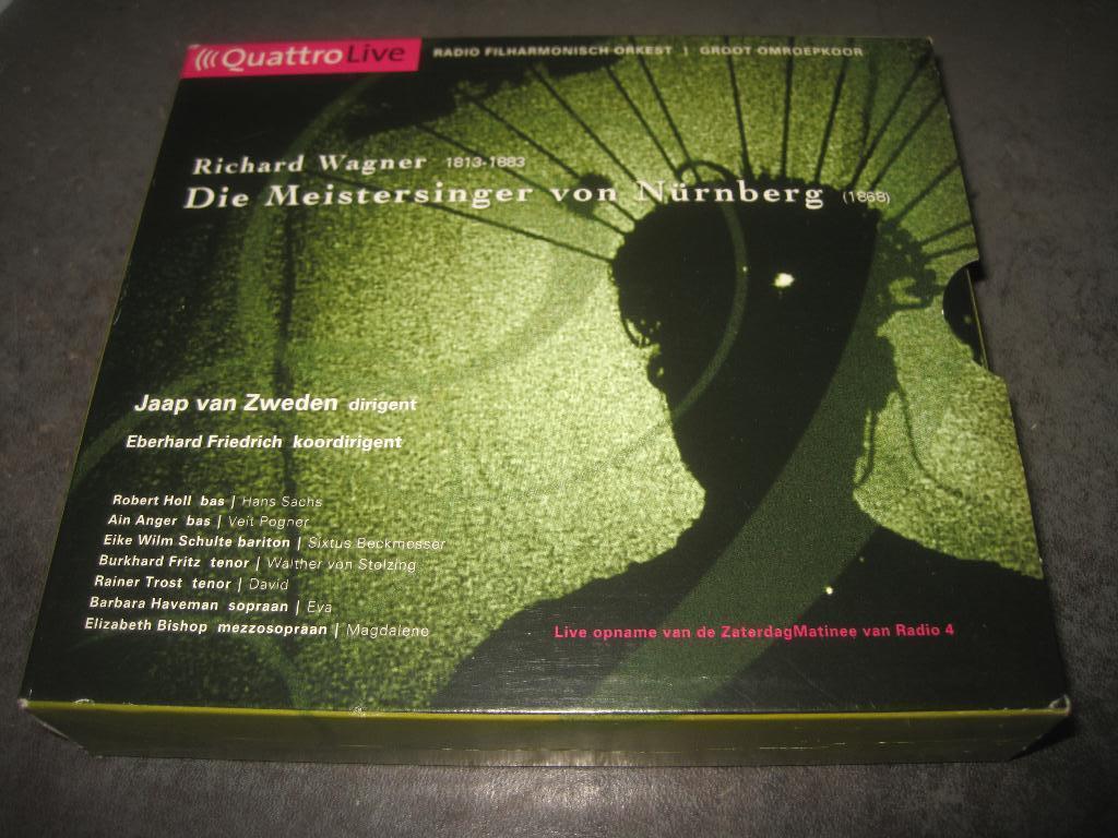 Wagner Die Meistersinger von Nurnberg Van Zweden Live 4CD, Ophalen of Verzenden, Classicisme, Zo goed als nieuw, Kamermuziek