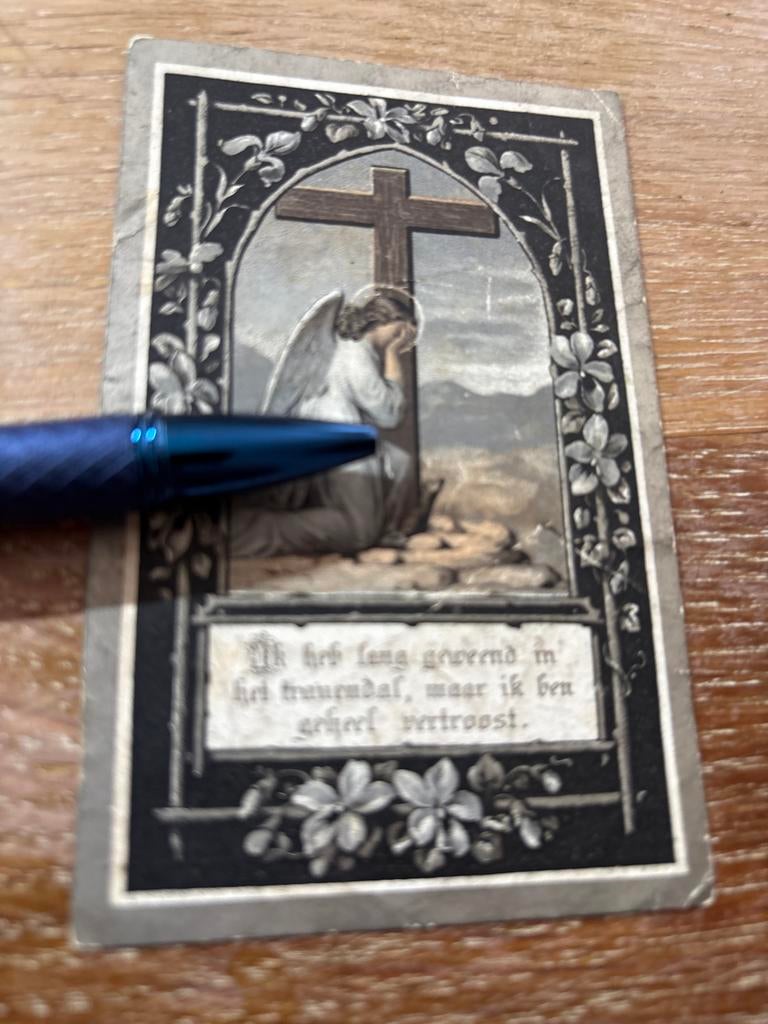 Oude bidprentje Feike Sjoerds Huitema 1894, Ophalen of Verzenden, Bidprentje