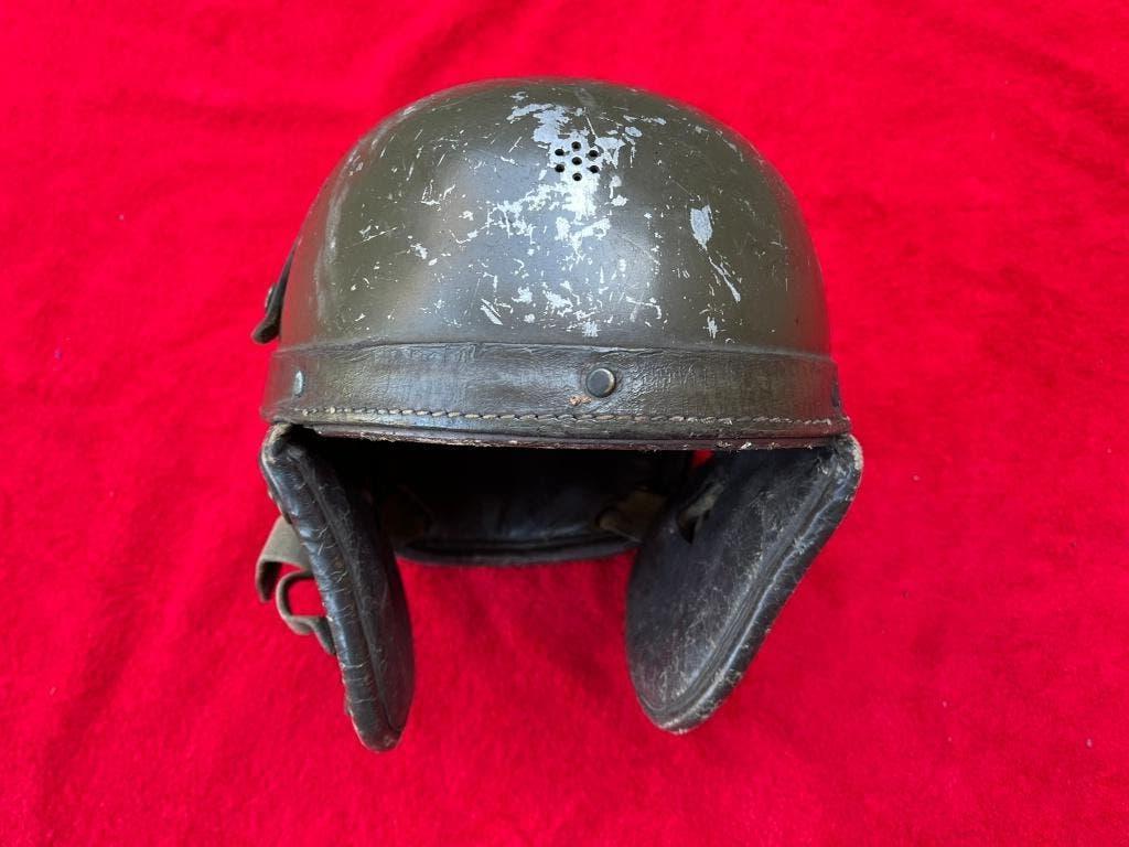 Tank helm M64, mooi exemplaar!, Verzamelen, Militaria | Tweede Wereldoorlog, Verzenden, Duitsland, Helm of Baret