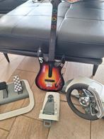 Stuur, voet pendalen en hero gitaar, Ophalen, Muziek, 1 speler, Zo goed als nieuw