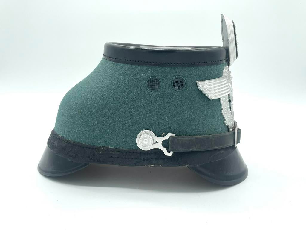 Originele Wo2 Duitse Politie Shako, Ophalen of Verzenden, Landmacht, Duitsland, Helm of Baret