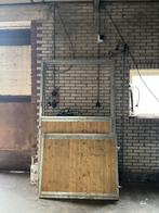 Paarden stal deur met stalen kozijn