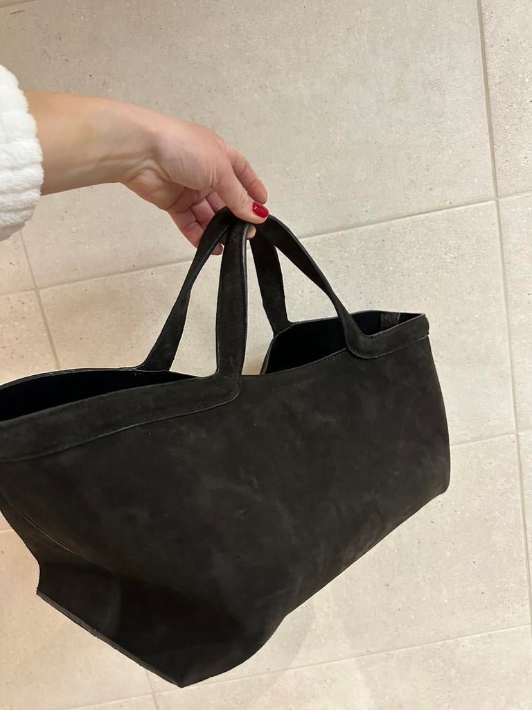 Zara Suede tas, Ophalen of Verzenden, Zo goed als nieuw, Schoudertasje