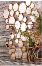 Lifestyle Spiegel Verdeeld Hexagon L, Ophalen, 100 tot 150 cm, Zo goed als nieuw, 100 tot 125 cm
