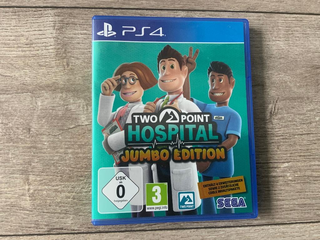 Playstation 4 - Two Point Hospital JUMBO Edition voor de PS4, Spelcomputers en Games, Games | Sony PlayStation 4, 1 speler, Ophalen of Verzenden