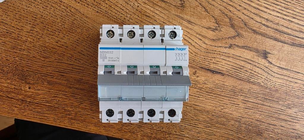 Hager NBN632 B32 Automaat, Ophalen of Verzenden, Nieuw