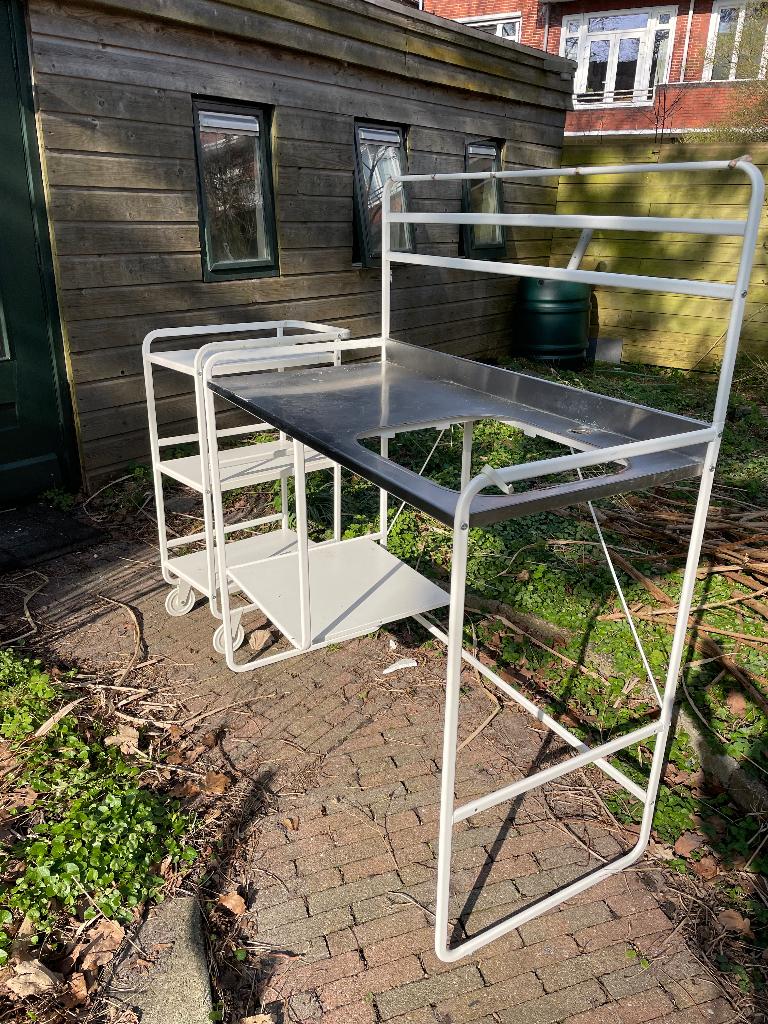 Kitchenette, Huis en Inrichting, Keuken | Keukenelementen, Ophalen, Gebruikt, Wit, 50 tot 100 cm