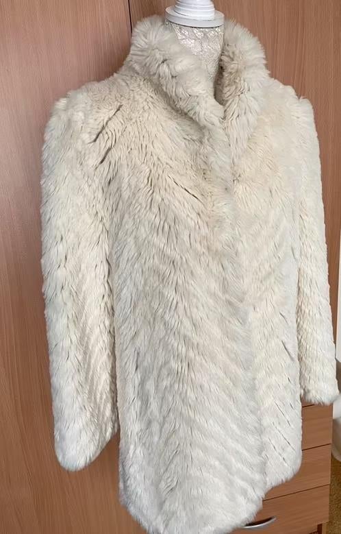 Faux Fur jas maat L [DMv], Ophalen of Verzenden, Nieuw, Maat 38/40 (M), Wit