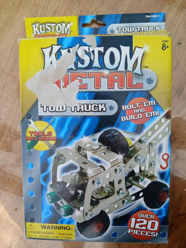 Metal Tow Truck Bouwpakket/speelgoedset, Ophalen of Verzenden, Zo goed als nieuw, Overige merken