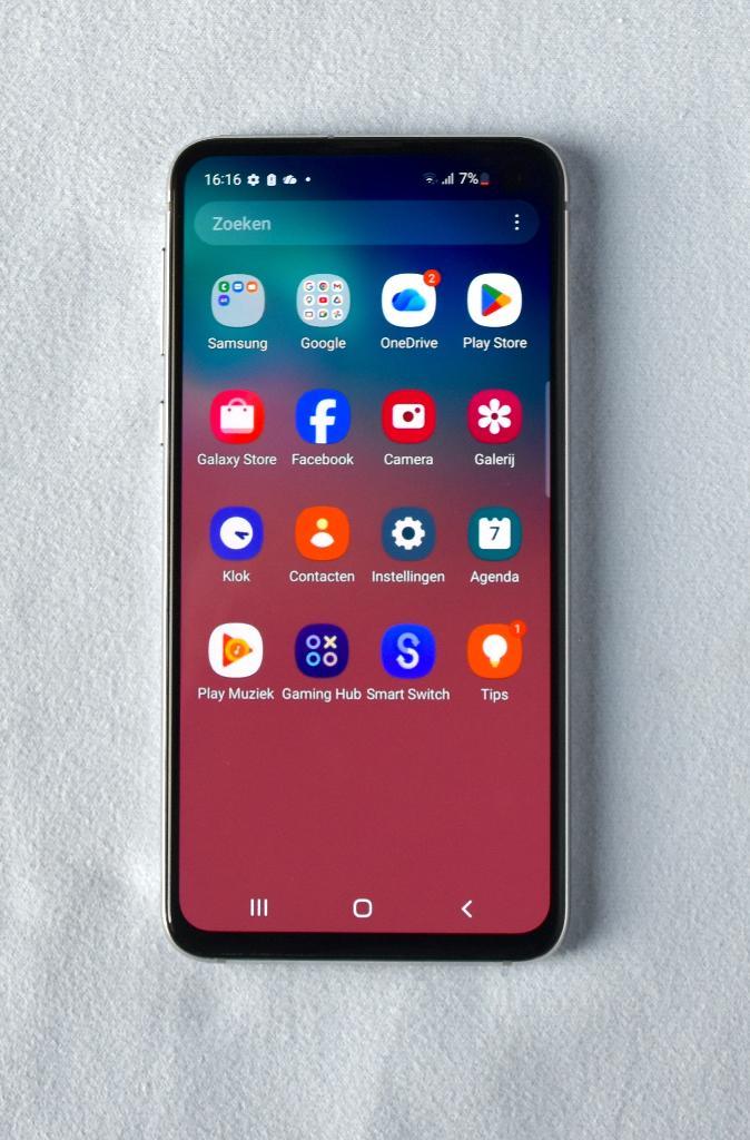 Samsung Galaxy S10e 128GB Wit Duos: perfecte staat, garantie, Telecommunicatie, Mobiele telefoons | Samsung, Zo goed als nieuw